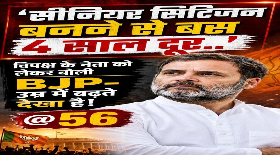 सीनियर सिटिजन बनने से बस 4 साल दूर…राहुल को लेकर BJP के किस नेता ने कहा?
