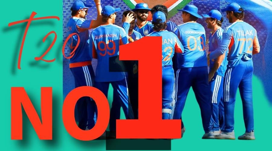 T20 रैंकिंग में टीम इंडिया नं 1, PAK कहां है ?