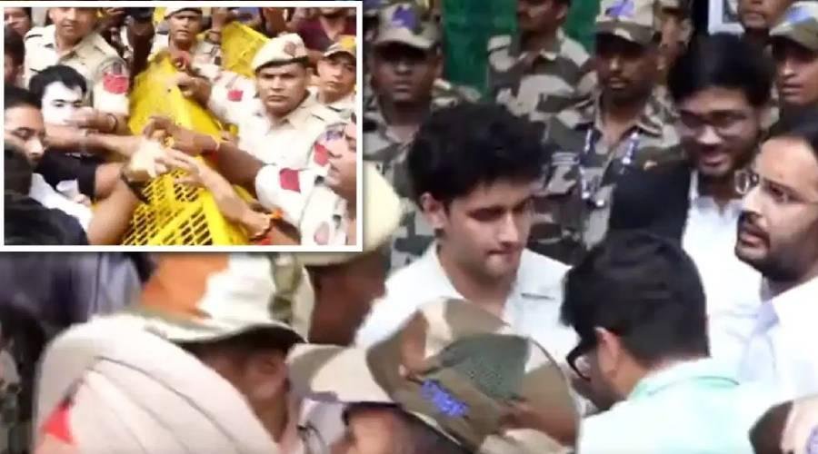 CJP का पार्लियामेंट स्ट्रीट थाने पर प्रदर्शन, निशु आजाद के पिता पर हमले में न्याय की मांग
