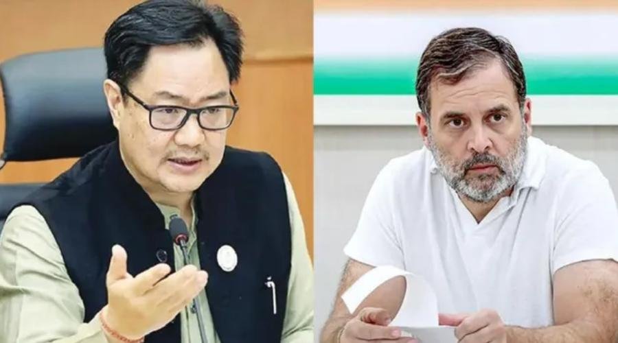 SIR विवाद पर इंडिया ब्लॉक की रैली से पहले सियासी घमासान, रिजिजू ने कांग्रेस से पूछे 5 सवाल
